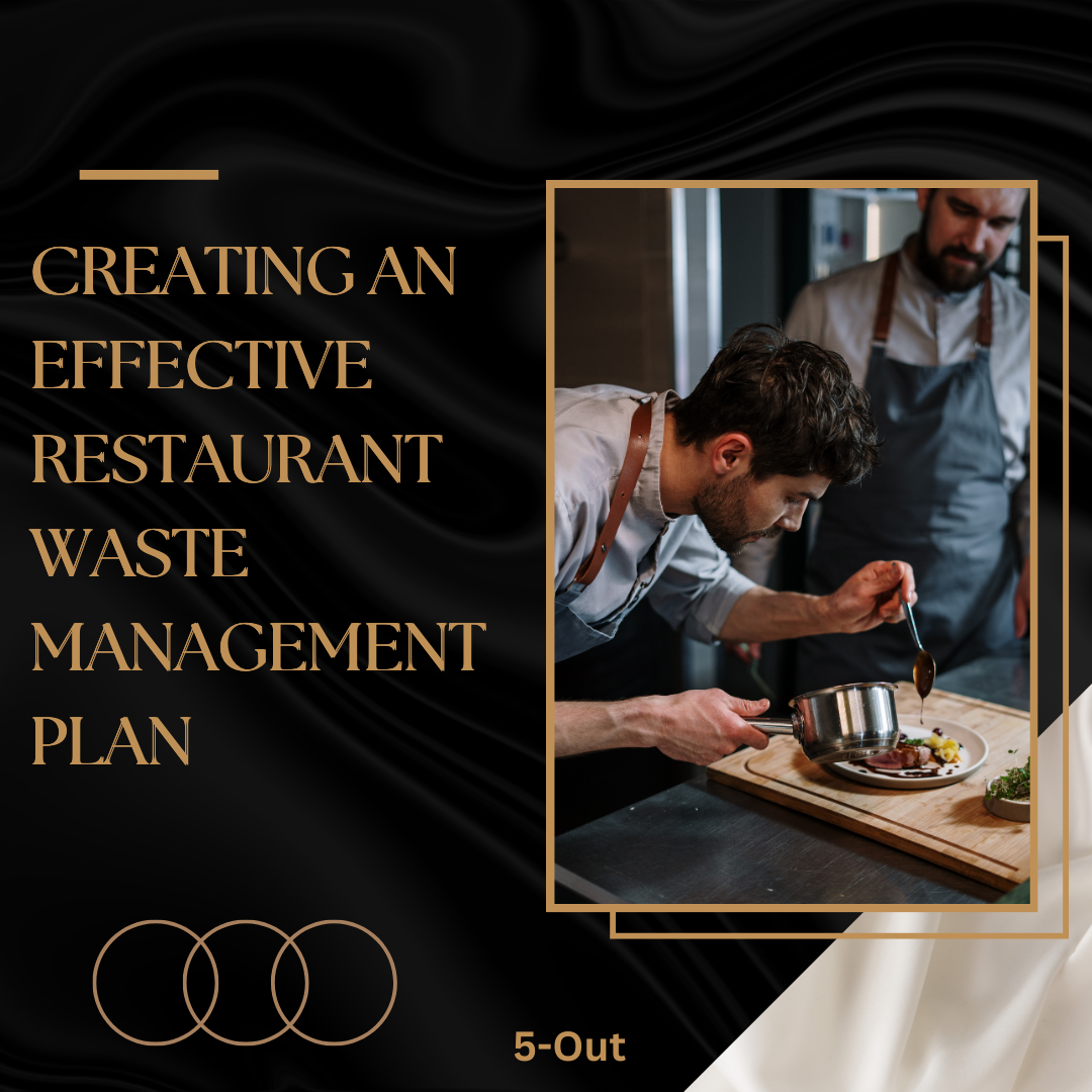 Illustration of Food Waste Strategies For Restaurants